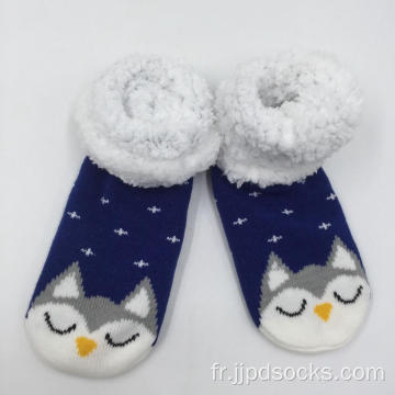 Chaussettes de salon coton mignon chat